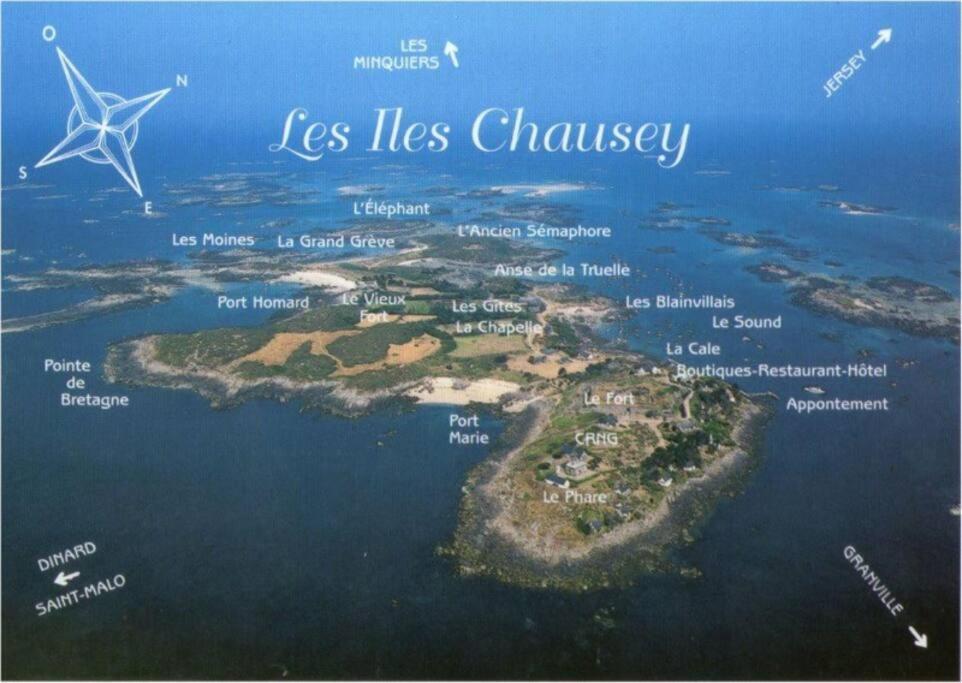 Studio De La Mer A Donville Les Bains Eksteriør bilde